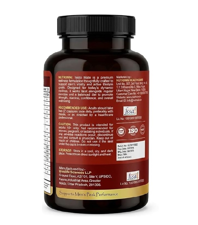 TestoMate Men’s Wellness Capsules